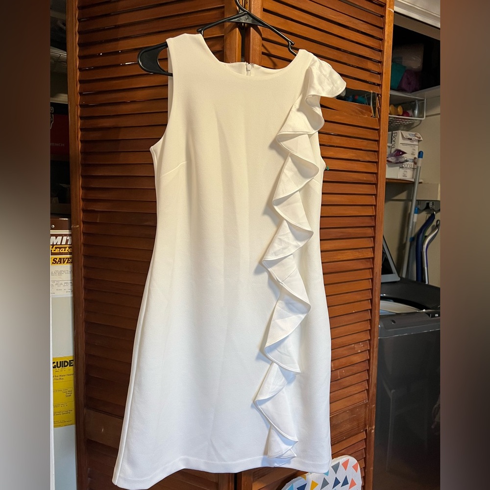 White House Black Market White Dress XS